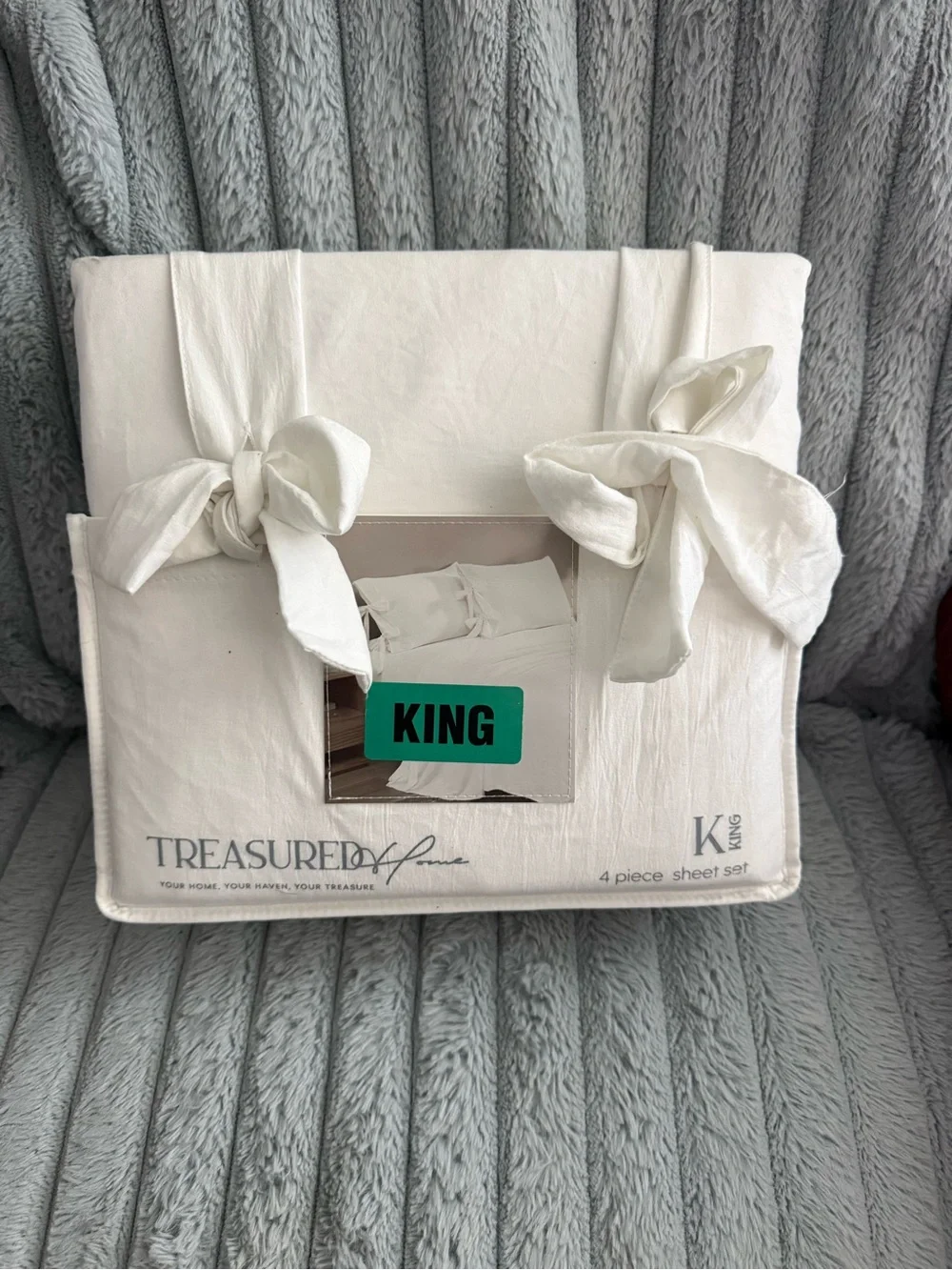 Treasured Home King Sheet Set - Super Soft White